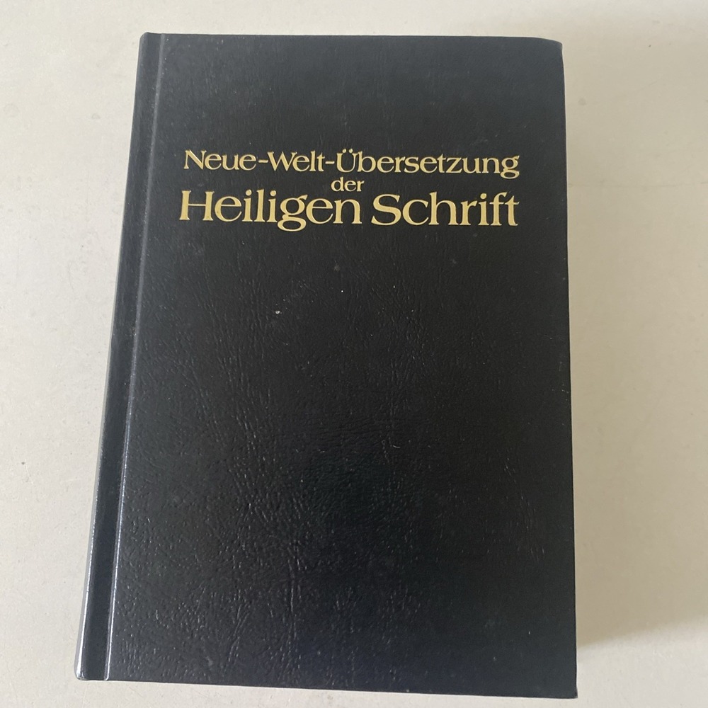 German New World Watchtower Bible Neue Welt Ubersetzung der Heiligen Schrift HC